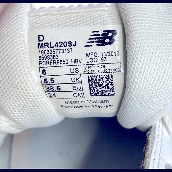 New Balance 420 White/Lime Mens/Womens - Picture 9 of 9